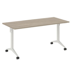 Стол складной мобильный КС-Пулл КС.М-4.7 Дуб Аттик/Белый / X-Pull X.M-4.7