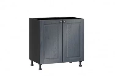 Тумба кухонная 800 Мокка ЛД 274.060.000.128 Черная Дуб фактурный антрацит