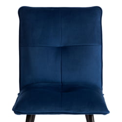 Мягкий стул Sweet LT, велюр, Blue (синий), 41х55х88 см