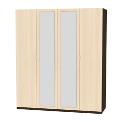 Шкаф распашный R-198х180х45-1-TR-M(Венге-ДМ)