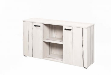 Тумба приставная к двум столам ЛЕМО Л-681 Таксония айвори / LEMO L-681