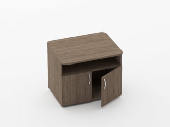 Тумба под оргтехнику Glassy 3.16.10 Дуб Верцаска