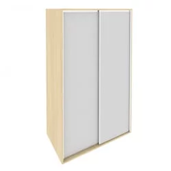 Шкаф-купе с зеркальными дверьми ЛИГХТ С-ШКЗ-65 Акация Лорка / LIGHT