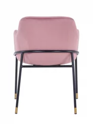 Стул Сандра велюр Пыльно-розовый