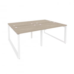 Рабочая станция на О-образном м/к ОНИКС О.МО-Д.РС-4.1.7 Дуб Аттик/Белый / ONIX O.MO-D.RS-4.1.7