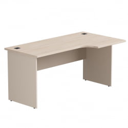 Стол эргономичный с опорами ЛДСП Everprof EVO 254S114 (правый) Дуб Соната Кашемир