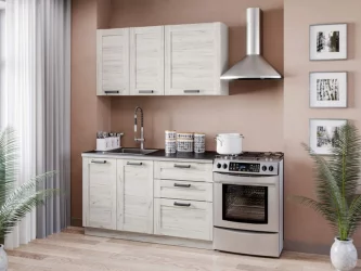 Шкаф кухонный 400 Винченца ЛД 234.320.000.027 Белый Дуб Крафт белый