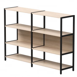 Набор стеллажных систем Everprof EVO №1 Дуб Соната Черный