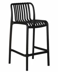 Стул полубарный ДОБРИН CХЛОЕ Черный / DOBRIN CHLOE