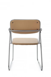 Кресло Никс Плус РCХ ОМКЛ-04 Бежевый/Металл окрашенный Хром / Nix Plus RCH OMKL-04