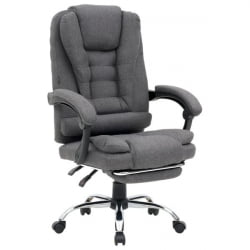 Кресло офисное с функцией вибромассажа CРОМЕКС (КРОМЕКС) Чилл МС-005 ткань серое / CROMEX Chill MS-005