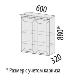 Шкаф кухонный Оливия 71.06