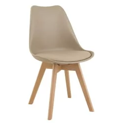 Мягкий стул Eames SC-034 Бежевый