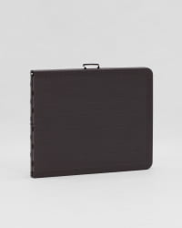 Стол складной чемодан пластиковый Кейт 180 Коричневый Стол складной чемодан пластиковый Кейт 180 Коричневый