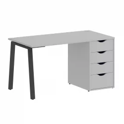 Стол письменный ХОМЕ ОФФИCЕ ВР.СП-3-138.4.А Серый/Антрацит металл / HOME OFFICE VR.SP-3-138.4.A