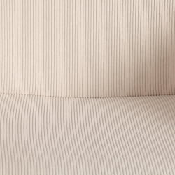 Кресло DUBLIN хром вельвет, молочный