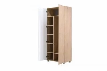 Детский шкаф для одежды Хаски 21 Дуб Ирландский Белый