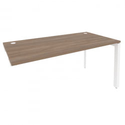 Стол-приставка на П-образном м/к к опорным элементам ОНИКС О.МП-СПР-4.8 Дуб Аризона/Белый / ONIX O.MP-SPR-4.8