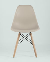 Стул Eames Style DSW бежевый (разборный каркас)