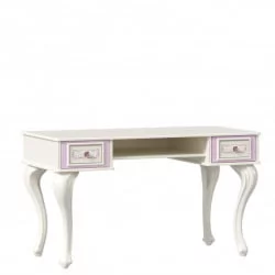 Стол письменный с зеркалом и банкеткой Маркиза 06 Алебастр Шампань