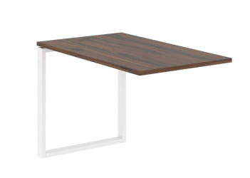 Брифинг-приставка ЕДИС ЕКБ 1167 Дуб Денвер темный Белый / EDIS EQB