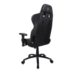 Геймерское кресло Ароззи Инизио Блаcк ПУ Грей лого / Arozzi Inizio Black PU Grey logo