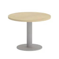 Стол журнальный круглый ХОМЕ ОФФИCЕ ВР.СП-5-60.1Г Акация Лорка/Серый металл / HOME OFFICE VR.SP-5-60.1G