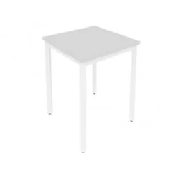 Стол письменный на металлокаркасе СЛИМ СЙСТЕМ С.СП-1.1 Серый-Белый / SLIM SYSTEM