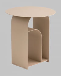 Журнальный столик Арвел металл бежевый / Arwel