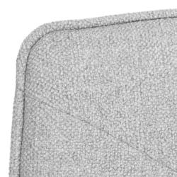 Кресло Космо велюр/букле (ХЙП)/экокожа, светло-серый/графит / Cosmo (HYP)/экокожа,