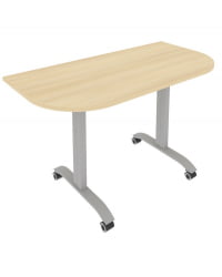 Стол радиусный складной мобильный МОБИЛЕ СЙСТЕМ СМ-4.1 Акация Лорка / MOBILE SYSTEM