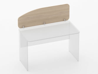 Экран разделительный Glassy 5.12.12 Венге