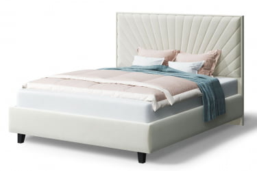 Кровать Леона, 2000 кс 1400 мм, серо-белый / x