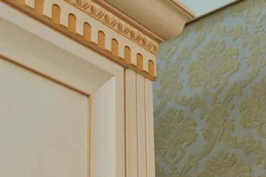 Комплект мебели для спальни Марлен №4 Кремовый белый Патина