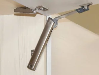 Шкаф над вытяжкой (с системой плавного закрывания) Графит 74.83.1 Сосна Астрид /Ваниль