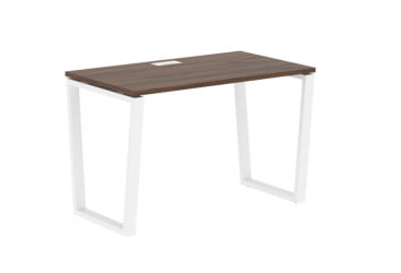 Стол письменный ЕДИС ЕВСТ 1167 Дуб Денвер темный Белый / EDIS EVST