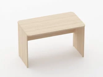 Стол прямой Глассй 1.10.12 Дуб молочный / Glassy