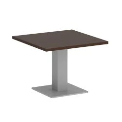 Стол журнальный квадратный ХОМЕ ОФФИCЕ ВР.СП-5-60.2Г Венге Цаво/Серый металл / HOME OFFICE VR.SP-5-60.2G