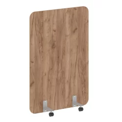 Перегородка на металлических опорах, на роликах Р-лине ДП.Р-100-150 Дуб Табак / R-line DP.R-100-150