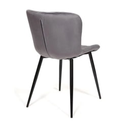 Стул QUINCY (mod. 8272) / 1 шт. в упаковке металл/ткань, 49х53х84,5 см, серый (G-062-40)/черный