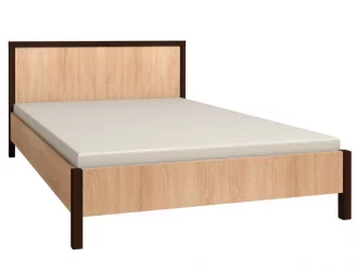Кровать двуспальная BAUHAUS 2 Дуб Сонома/Орех шоколадный(спальня)