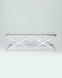 Стол журнальный ИНСИГНИЯ 120кс60 Серебро / 120x60