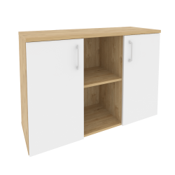 Греденция ONIX O.GR-11 Тиквуд Светлый/Белый