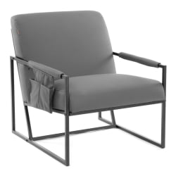 Кресло Чарли ЛУКС/Чарли Люкс К экокожа , Шарп Графит, 70х80х82 см / Charli LUX/Чарли Sharp