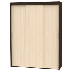 Шкаф-купе T-3-230х175х60(Венге-ДМ-2)