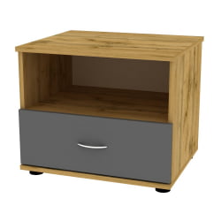 Комод Алиса(K10)458х540х459ручкаскоба96мм(ДВ-Графит)