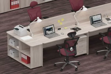 Набор мебели для персонала Glassy №1