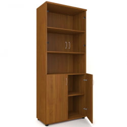 Шкаф для документов с тонированными стеклами Р.Ш-4СТ Крафт белый