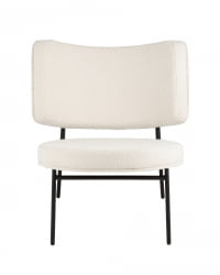 Кресло District Lounge букле Белый