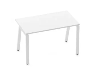 Стол прямой Дека Л-обр. каркас 73.07.12 Белый / Deka